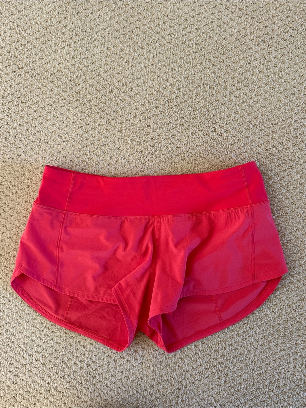 lululemon athletica Pink-Red Athletic Shorts